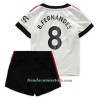 Conjunto (Camiseta+Pantalón Corto) Manchester United B.Fernandes 8 Segunda Equipación 2022-23 - Niño